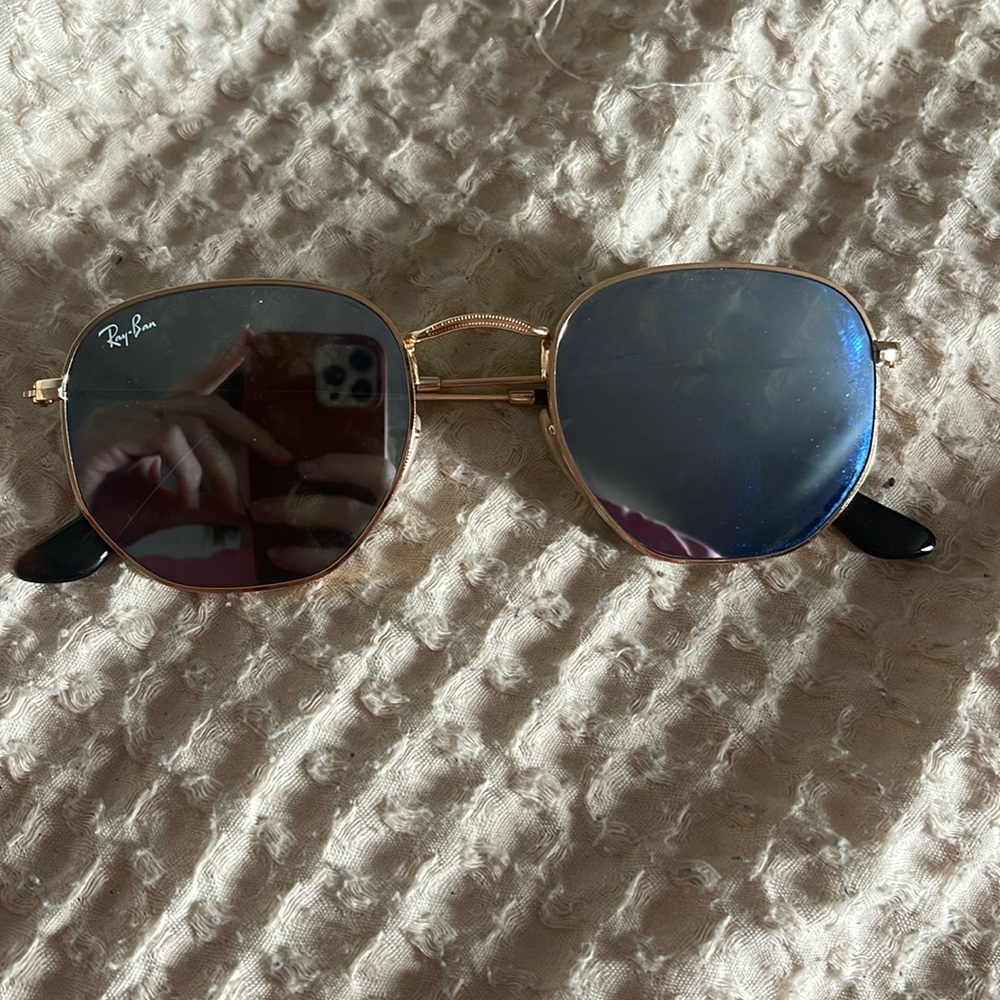 Ray-Ban hexagonal flat lenses